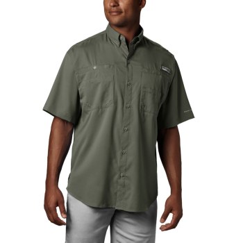Columbia Muške Košulje - PFG Tamiami II Short Sleeve Sive Zelene | QBGN-48391